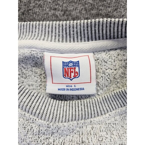 Vintage Green Bay Packers Sweatshirt Mens L Gray NFL Football Team 90s Sweater - Picture 4 of 9